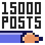 15,000 Posts